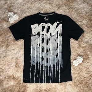 Nike Dri-fit black graphic tee